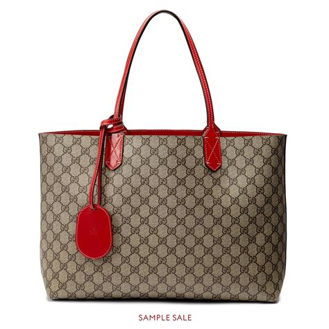 gucci fabric tote|gucci shopping tote.